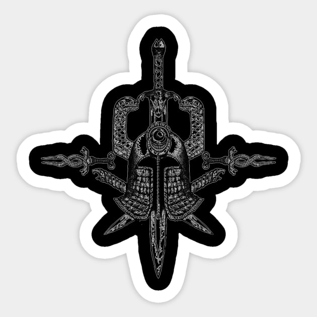 Doom II Sticker by Affiliate_abigor_artwork